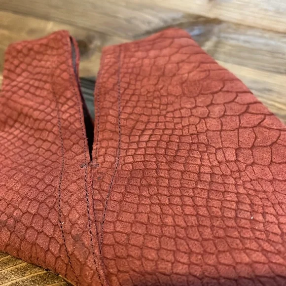 Jeffrey Campbell Oath Suede Croc Ankle Boots - Picture 11 of 14